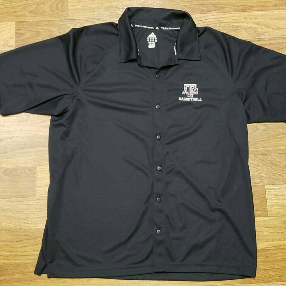 Adidas XL Black Texas A&M Shooting Shirt
